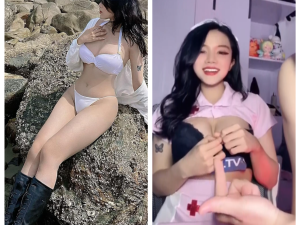 Bé Thư Sờ Quít bím hồng xoạc bạn trai trên onlyfans